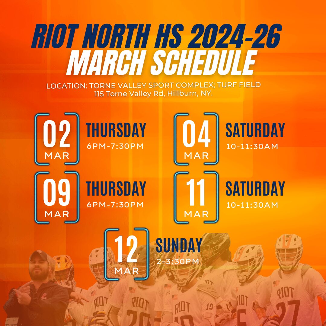 riot north high school MARCH (2024-2026 Grad Years)